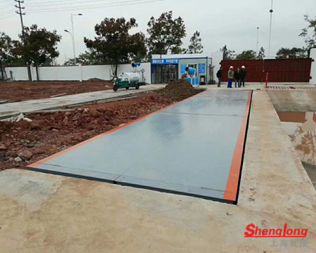 上海建工辦公樓項(xiàng)目16米地磅客戶案例